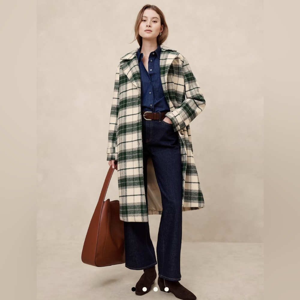 PLAID COAT